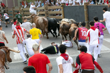 Fotos del quinto encierro de fiestas de Tudela 2026