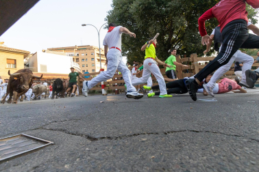 Fotos del quinto encierro de fiestas de Tudela 2026