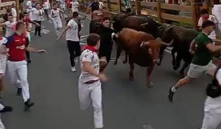 Vídeo del sexto y último encierro de las fiestas de Tudela 2026