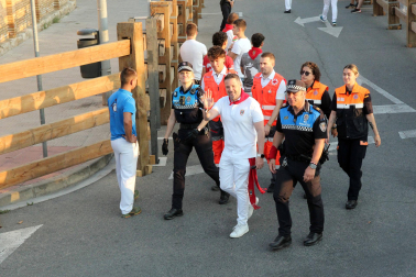 Fotos del último encierro de fiestas de Tudela