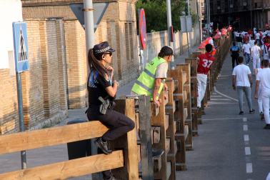 Fotos del último encierro de fiestas de Tudela