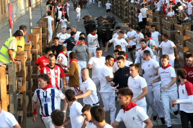 Fotos del último encierro de fiestas de Tudela