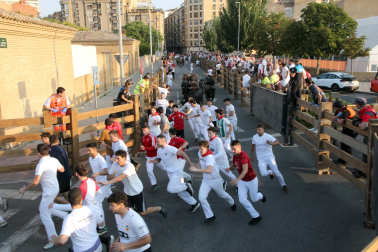 Fotos del último encierro de fiestas de Tudela