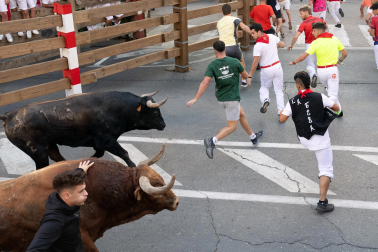 Fotos del último encierro de fiestas de Tudela