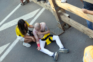 Fotos del último encierro de fiestas de Tudela