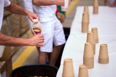 Fotos del cohete de fiestas de Lodosa