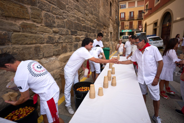 Fotos del cohete de fiestas de Lodosa