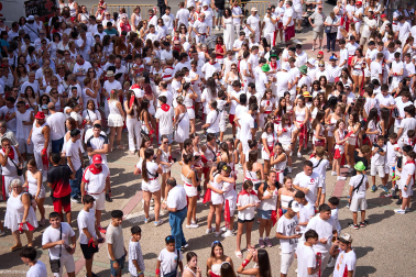 Fotos del cohete de fiestas de Lodosa