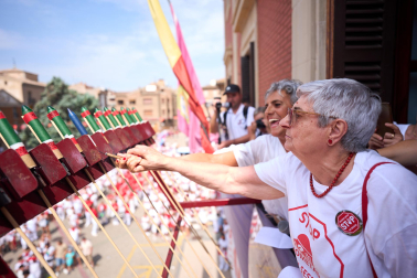 Fotos del cohete de fiestas de Lodosa