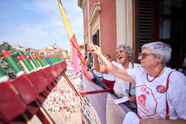 Fotos del cohete de fiestas de Lodosa