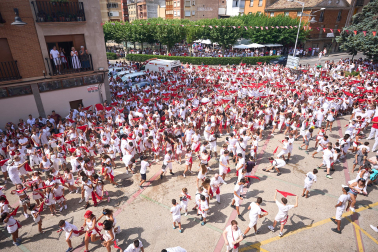 Fotos del cohete de fiestas de Lodosa
