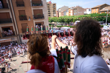 Fotos del cohete de fiestas de Lodosa