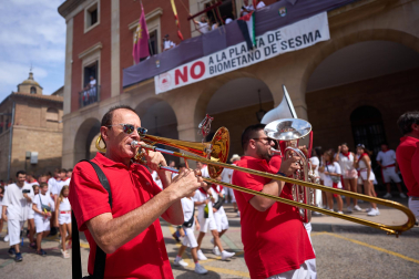 Fotos del cohete de fiestas de Lodosa