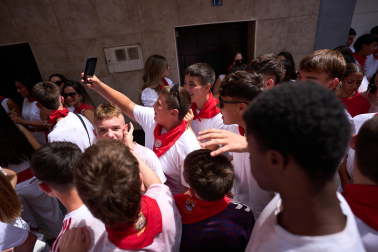 Fotos del cohete de fiestas de Lodosa