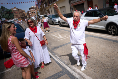 Fotos del cohete de fiestas de Lodosa