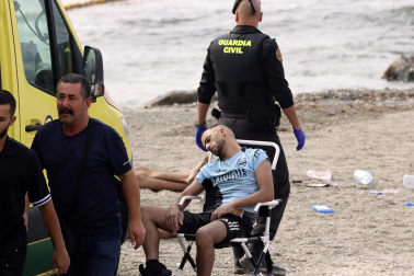 Fotos de la llegada de inmigrantes a la costa de Ceuta