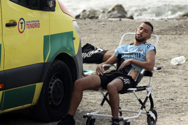 Fotos de la llegada de inmigrantes a la costa de Ceuta