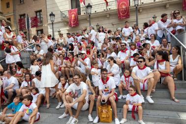 Despedida de la Comparsa de Gigantes en Tudela