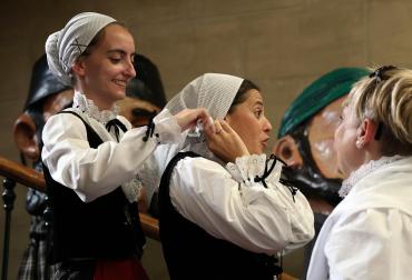 Fotos del cohete de fiestas de Estella