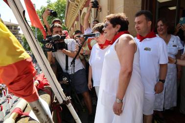 Fotos del cohete de fiestas de Estella