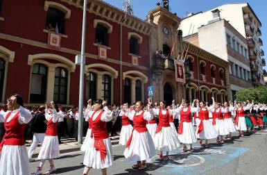 Fotos del cohete de fiestas de Estella