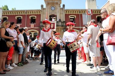 Fotos del cohete de fiestas de Estella