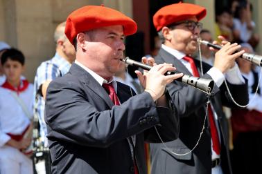 Fotos del cohete de fiestas de Estella
