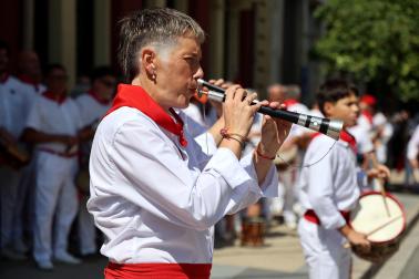 Fotos del cohete de fiestas de Estella