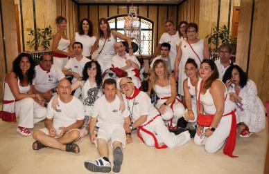 Fotos del cohete de fiestas de Estella