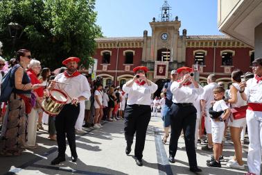 Fotos del cohete de fiestas de Estella