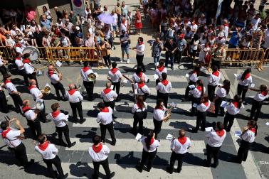 Fotos del cohete de fiestas de Estella