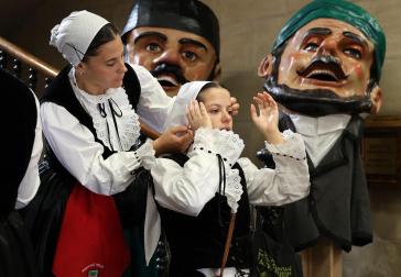 Fotos del cohete de fiestas de Estella