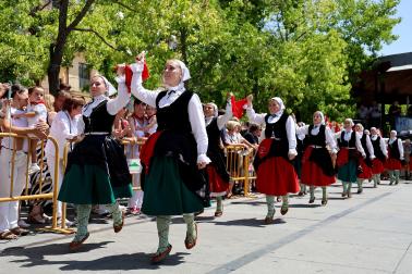 Fotos del cohete de fiestas de Estella
