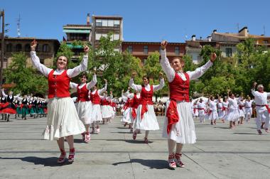 Fotos del cohete de fiestas de Estella