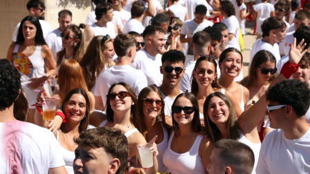 Fotos del cohete de fiestas de Arguedas