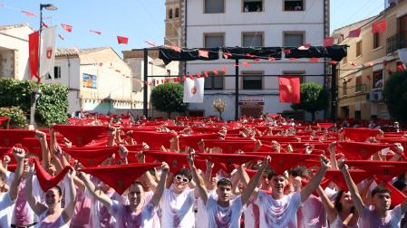 Fotos del cohete de fiestas de Arguedas