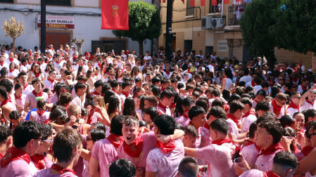 Fotos del cohete de fiestas de Arguedas