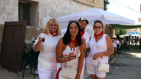 Fotos del cohete de fiestas de Arguedas