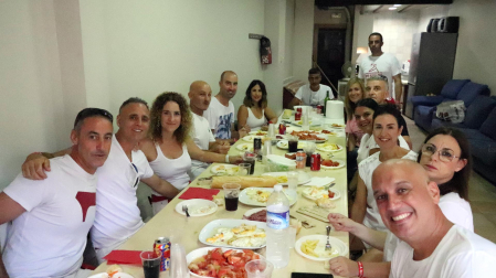 Fotos del cohete de fiestas de Arguedas