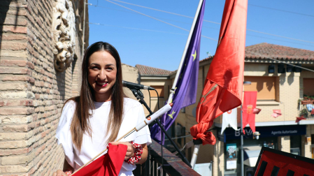 Fotos del cohete de fiestas de Arguedas