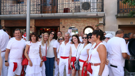 Fotos del cohete de fiestas de Arguedas