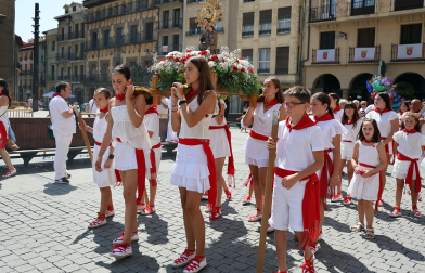 Fotos de la procesión y pañuelada de Estella