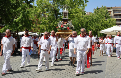 Fotos de la procesión y pañuelada de Estella