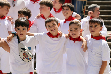 Fotos de la procesión y pañuelada de Estella