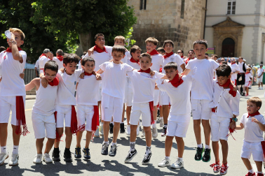Fotos de la procesión y pañuelada de Estella