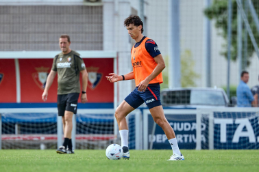 Fotos del entrenamiento de Osasuna de este 3 de agosto