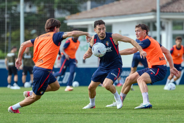 Fotos del entrenamiento de Osasuna de este 3 de agosto