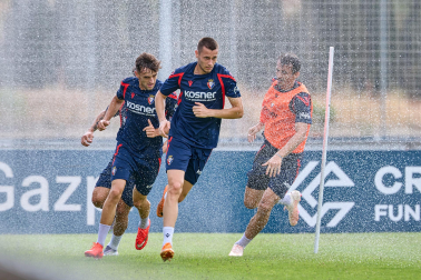 Fotos del entrenamiento de Osasuna de este 3 de agosto