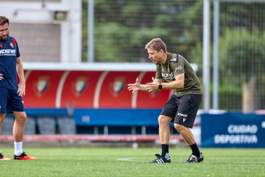 Fotos del entrenamiento de Osasuna de este 3 de agosto