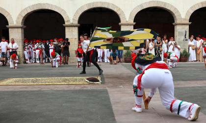 Fotos de la Bordon Dantza en Bera